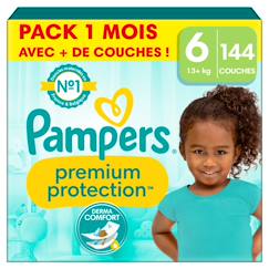 -144 couches premium protection taille 6, 13kg +,