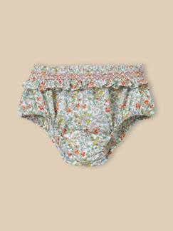 -Culotte de plage en tissu liberty bébé