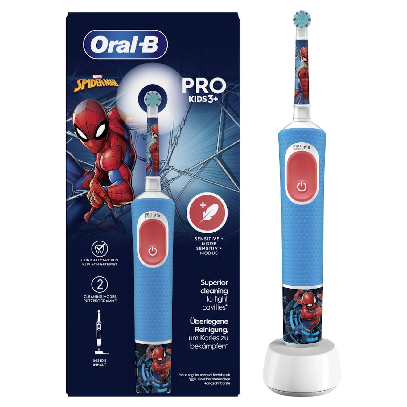 Pro Kids Spider-man Brosse À Dents Électrique Multicolore