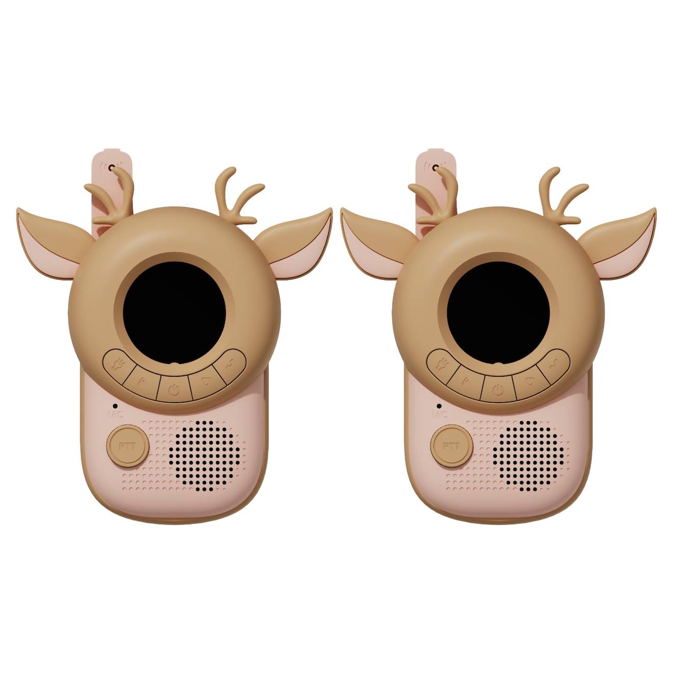 Zoo Walkie Talkie - Cerf The Zoofamily Brown