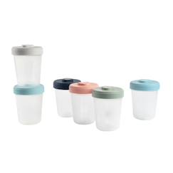 Puériculture-Repas-Lot de 6 portions clip 2ème âge assortiment