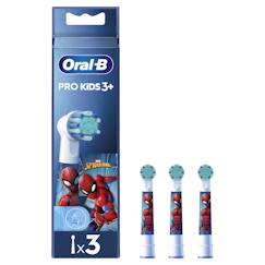 Puériculture-Pro kids brossettes spiderman, 3 unités