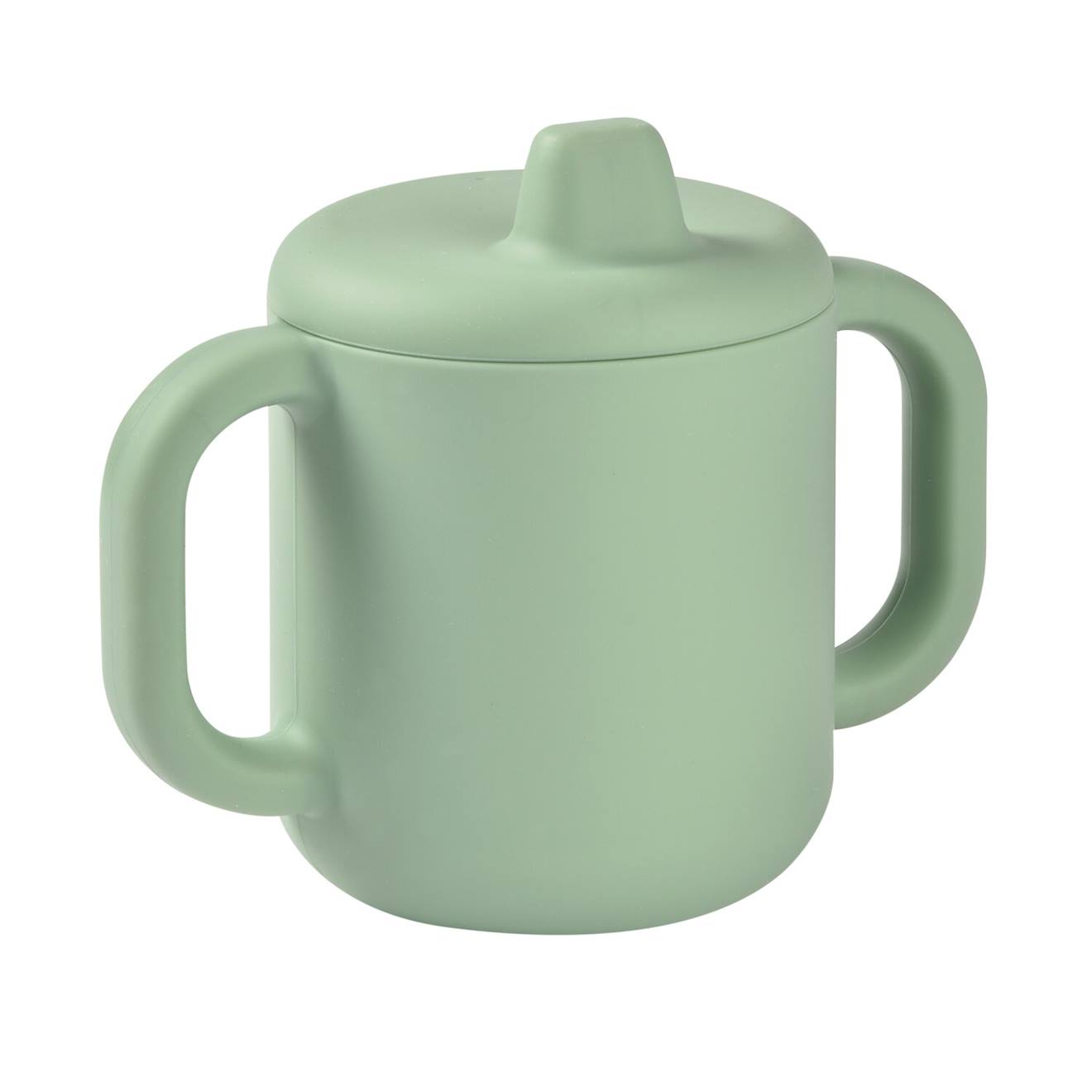 Tasse D'apprentissage En Silicone Vert Sauge (Béaba) - Image 2