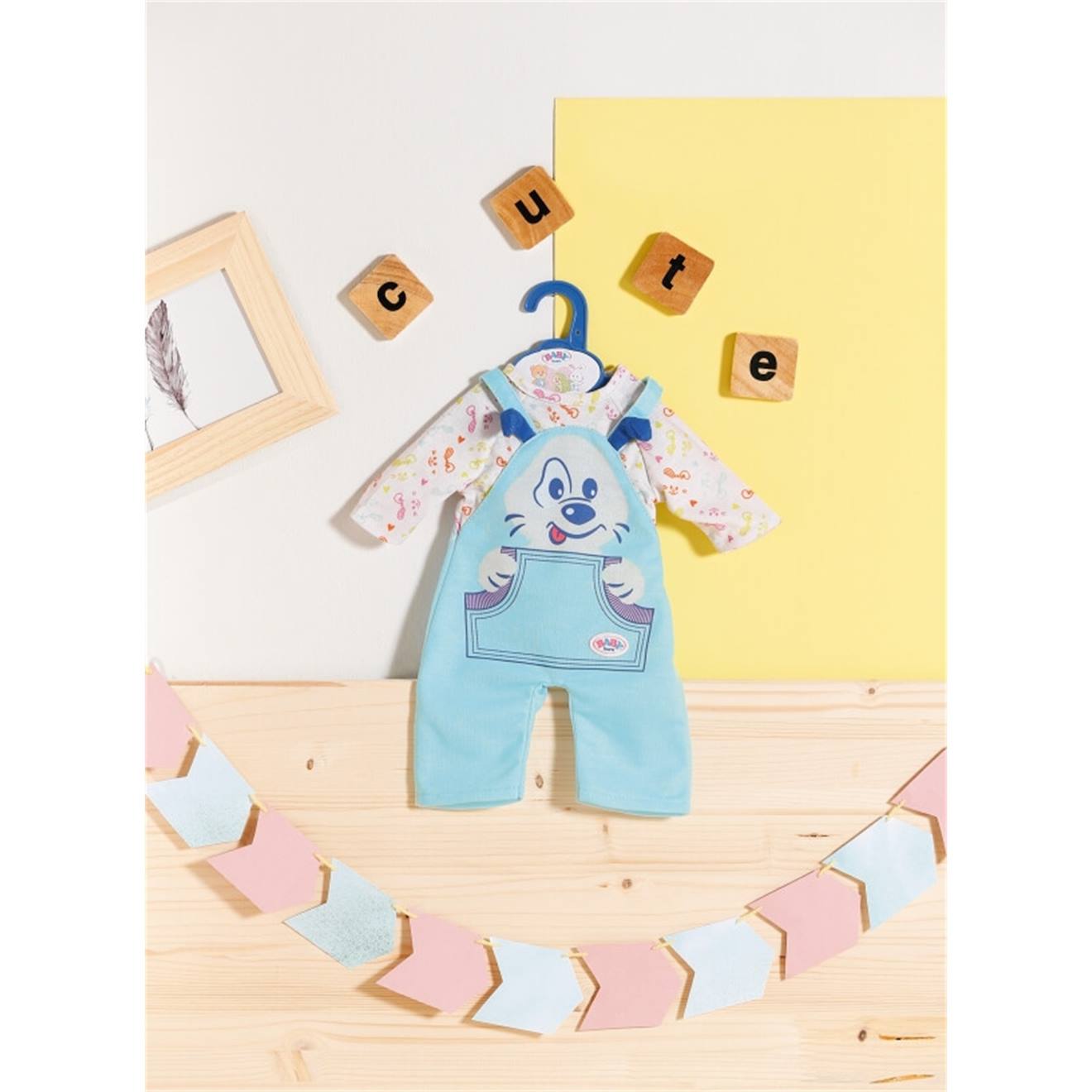 Baby Born Petits Vêtements Pour Poupée 36cm Bleu Et Rose