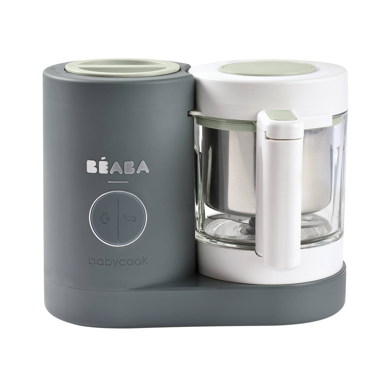 Béaba - Robot Cuiseur 4 En 1 Bol Verre Fabriqué En France Gris - Babycook Neo