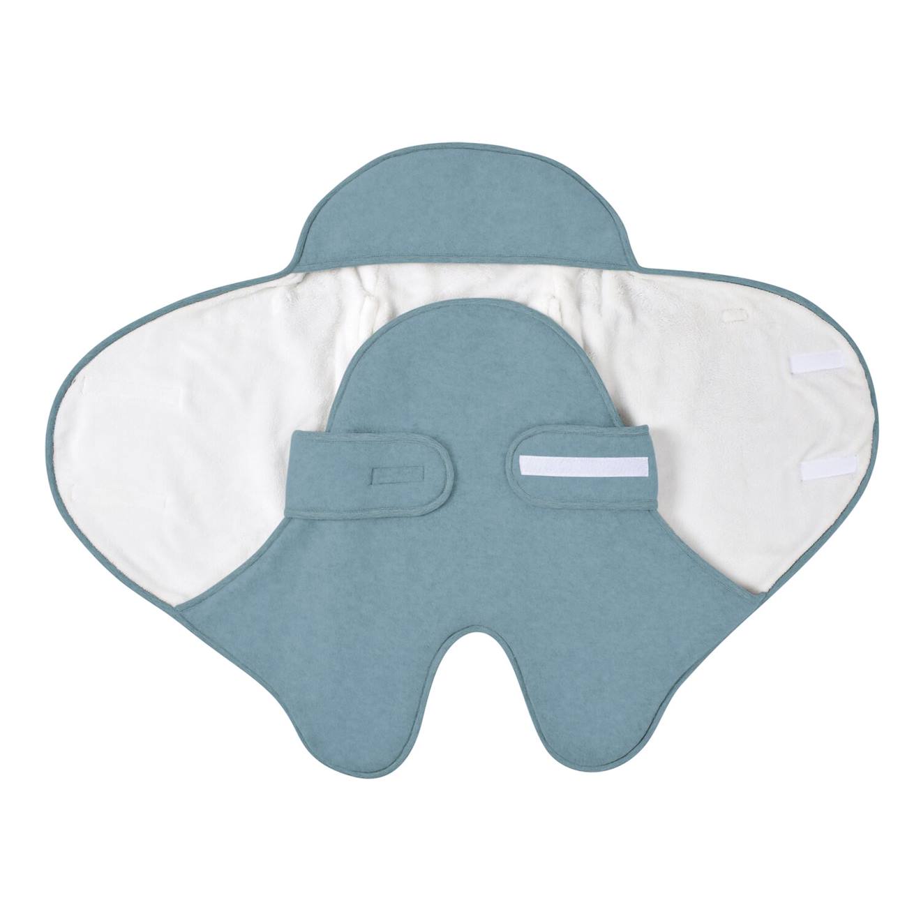 Couverture Enveloppante Pour Bébé Multi-usages Babynomade Bleu Baltique (Béaba) - Image 1