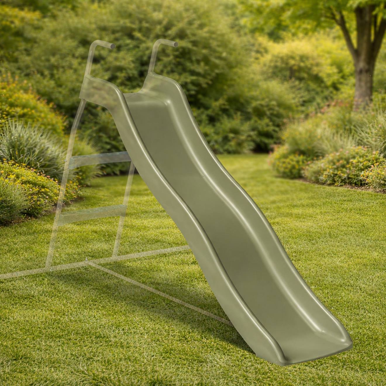 Glissière De Toboggan 1,73 M De Glisse - Hauteur 85 À 90cm Vert