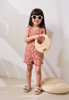 -Combishort fille en gaze de coton arizona