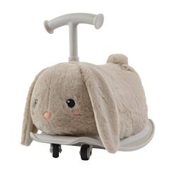 Jouet-Premier âge-Bascules, chariots de marche, trotteurs et porteurs-Porteur Animal À Bascule 2 En 1 En Peluche Chien