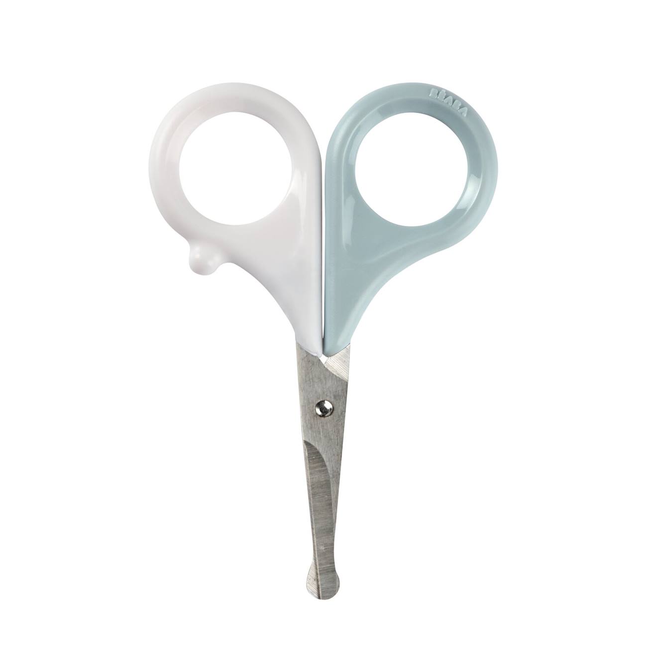Ciseaux Coupe-ongles Pour Bébé Avec Bout Rond Vert Bleu