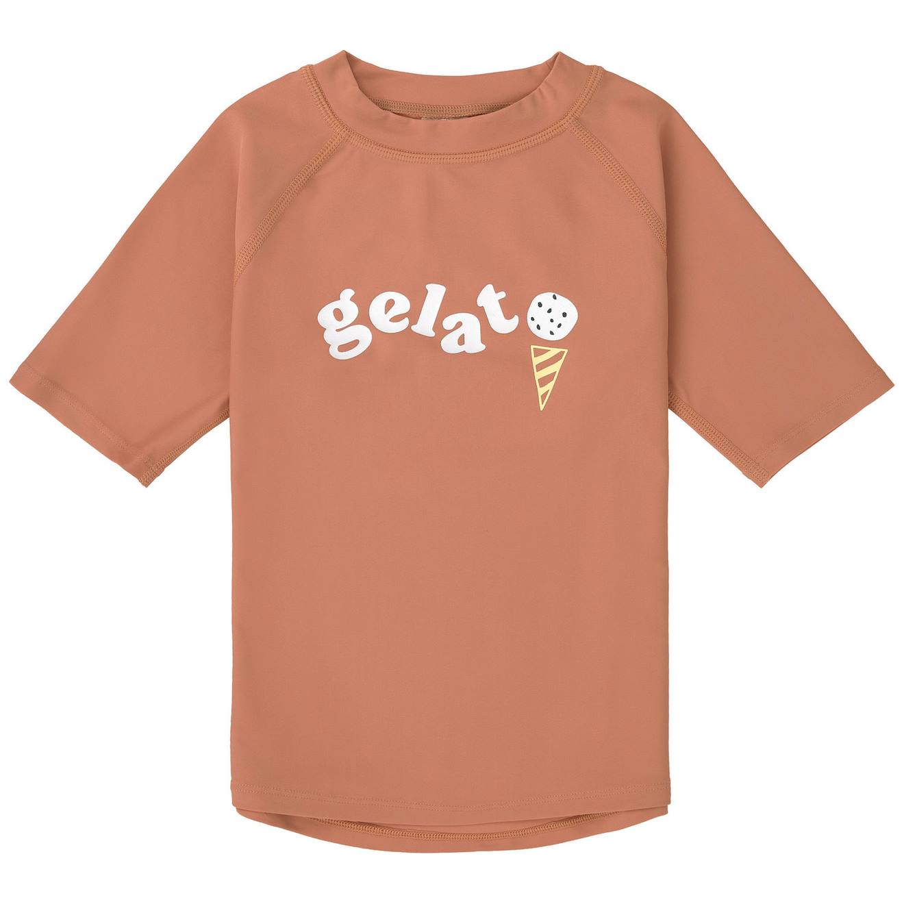T-shirt Anti-uv Manches Courtes Terre (7-12 Mois) Marron