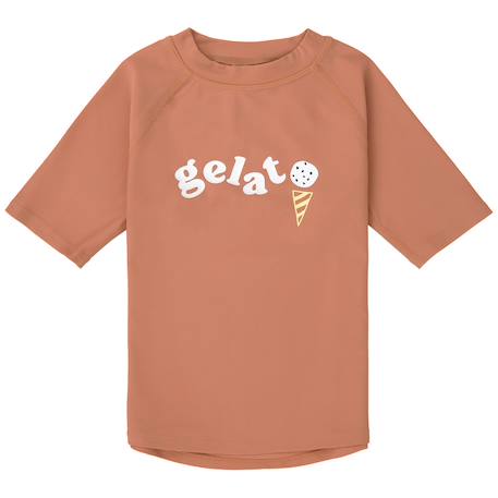 T-shirt anti-uv manches courtes terre (7-12 mois)  - vertbaudet enfant