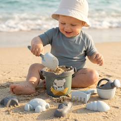 Jouet-Jeux de plein air-Jeux de plage-Set jouets de plage enfant 8 pièces paille de blé summer