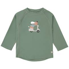 Jouet-Jeux de plein air-Jeux de plage-Tentes anti UV-T-shirt anti-uv manches longues scooter et chien vert (7-12 mois)