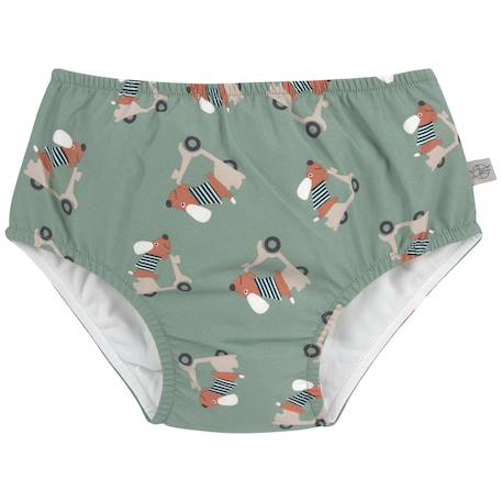 Maillot de bain couche scooter et chien vert (3-6 mois)  - vertbaudet enfant