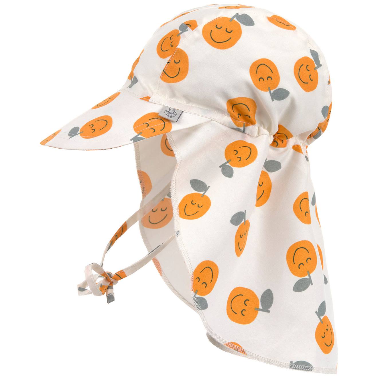 Casquette Protège Nuque Anti-uv Orange (3-6 Mois) Orange