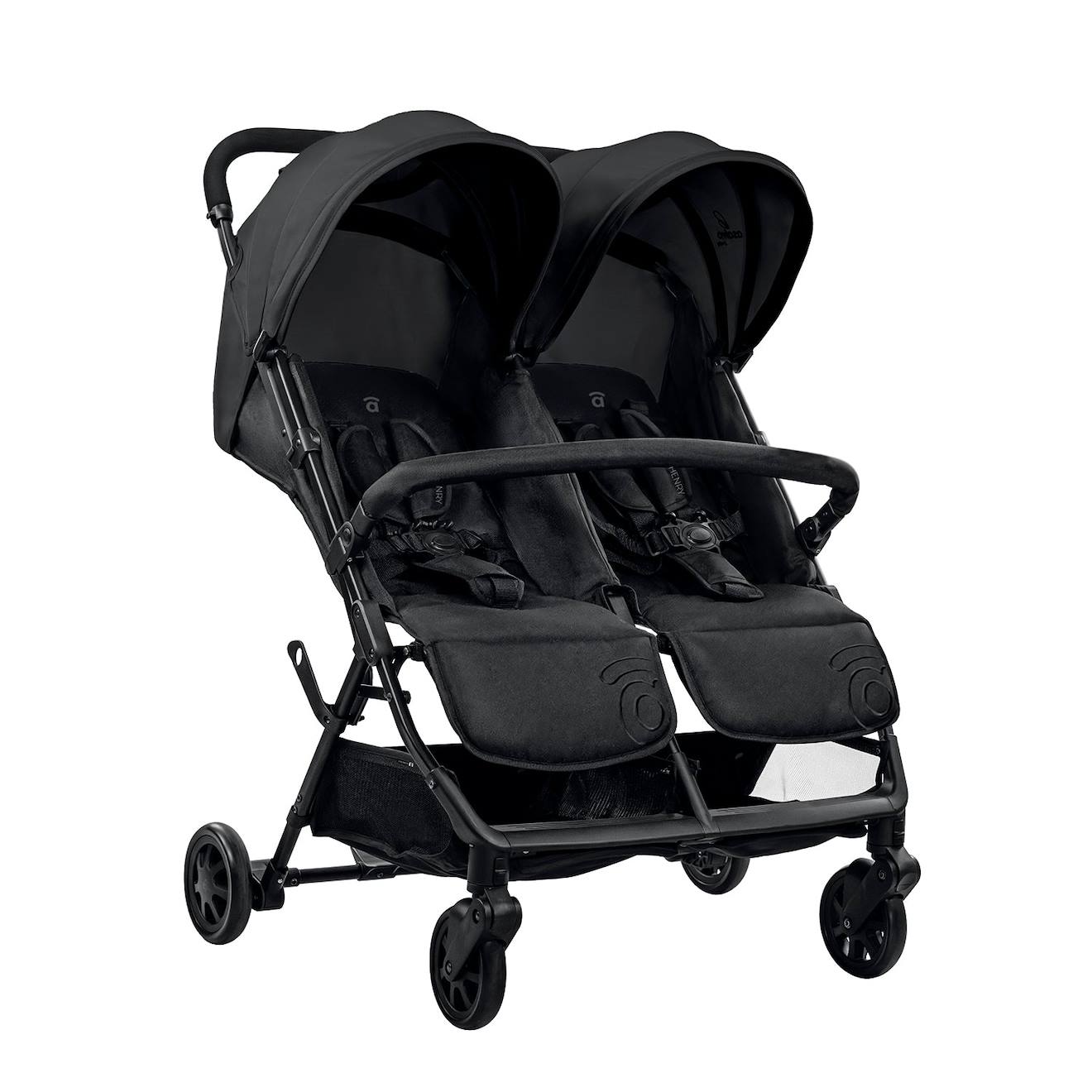 Poussette Double Henry Noir (Asalvo) - Couverture