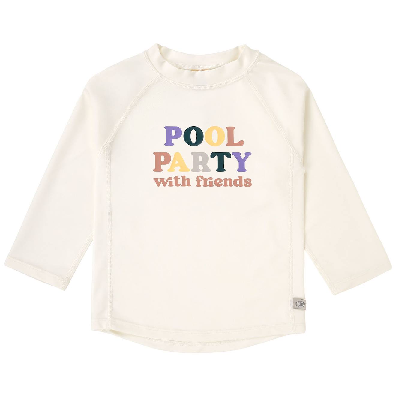 T-shirt Anti-uv Manches Longues Sel Marin (3-4 Ans) Blanc