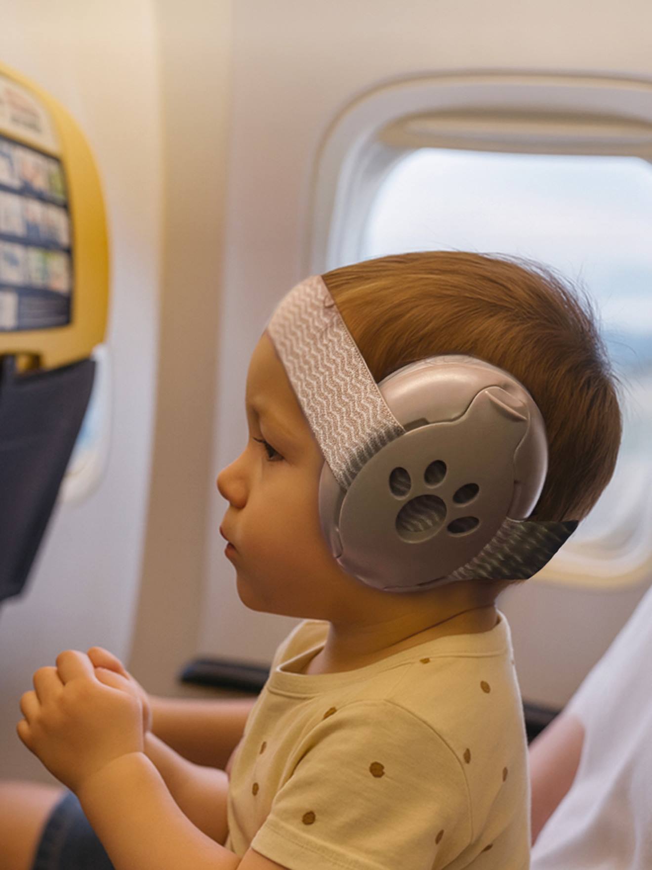 Casque antibruit évolutif beige (ZAZU) - Image 1