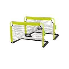Jouet-Buts de foot enfant jardin lot de 2 cages football extérieur