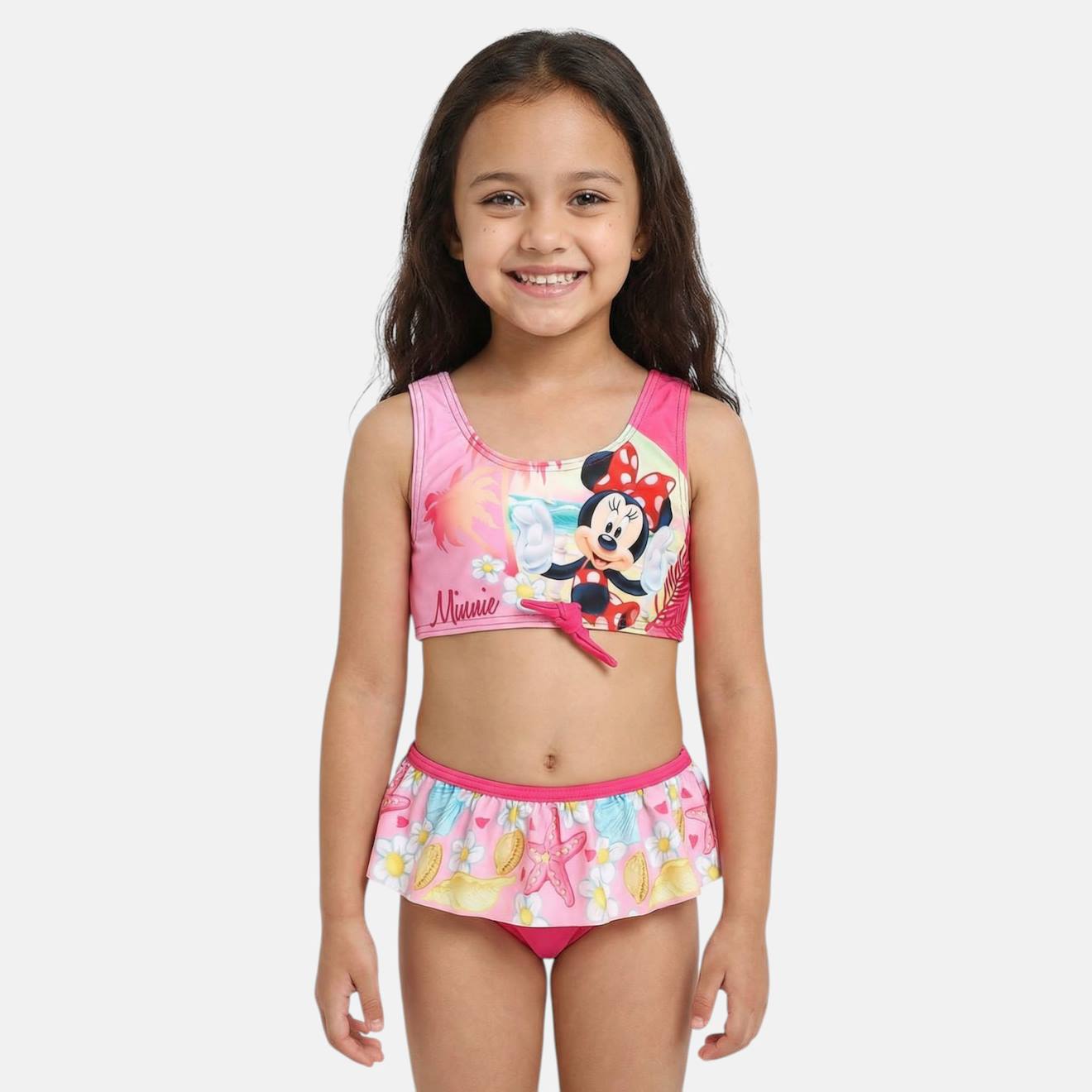 Maillot De Bain Enfant Imprim Minnie Fushia 12 €