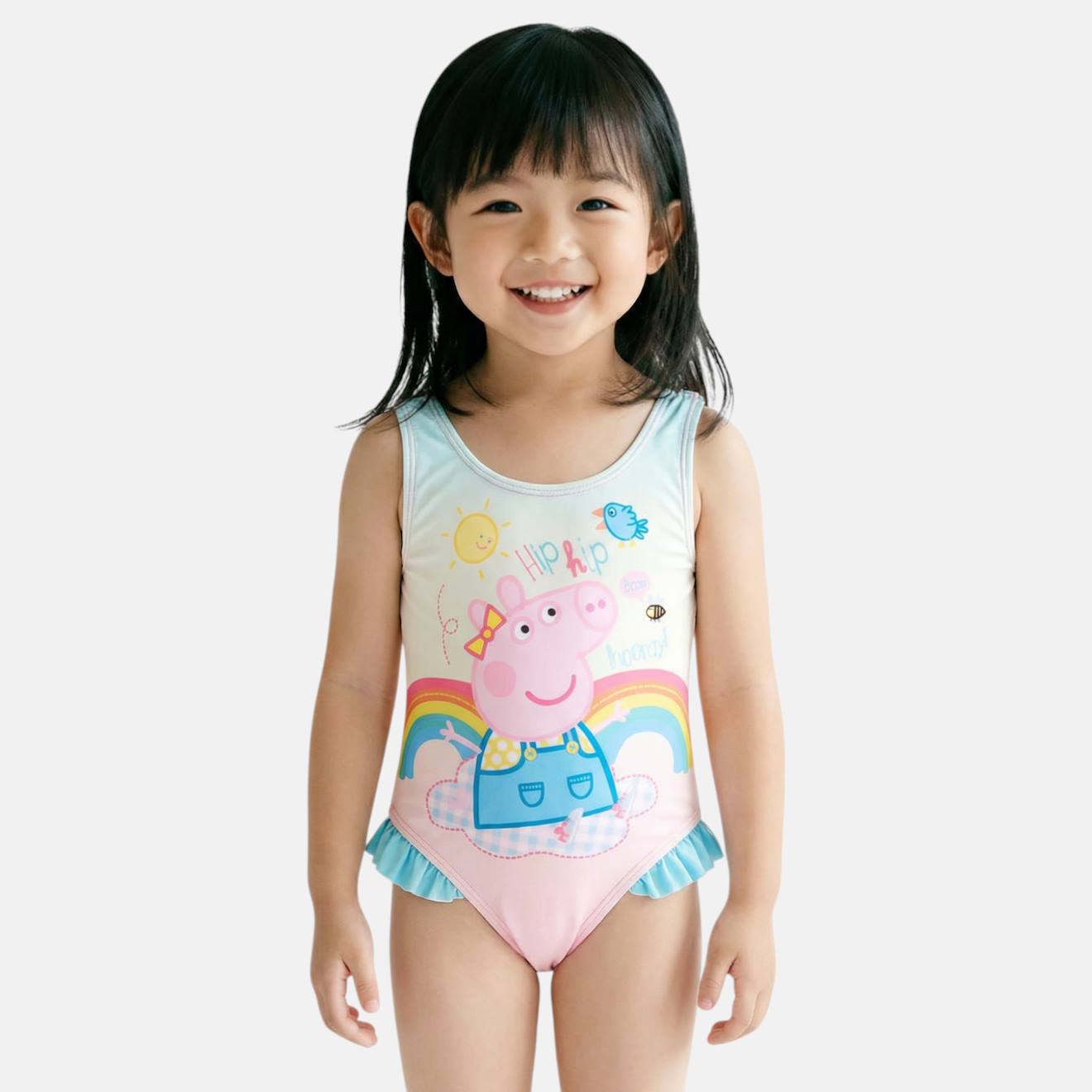 Maillot De Bain Enfant Imprimé Peppa Pig Vert