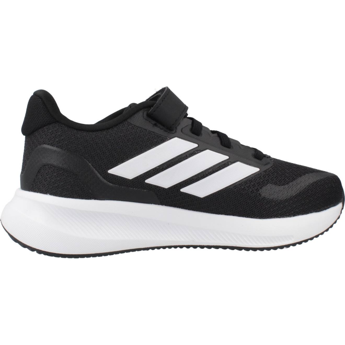 Baskets Garçon En Textile À Lacets Running Noir Black