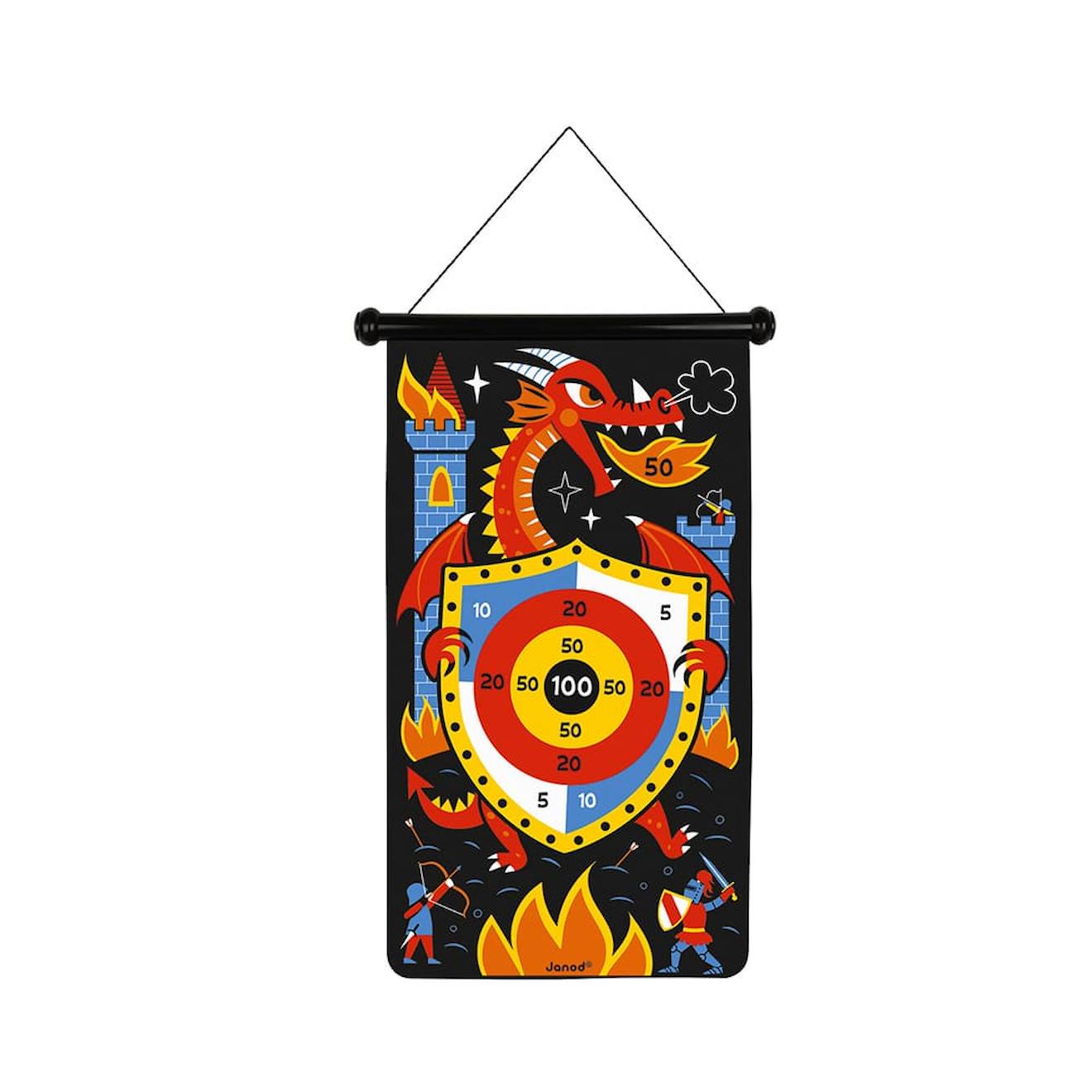 Jeu De Fléchettes Magnetiques Les Dragons Multicolore