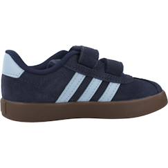 Basket bébé garçon en cuir court velcro  - vertbaudet enfant