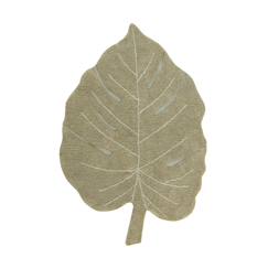 -Tapis enfant lavable en coton monstera