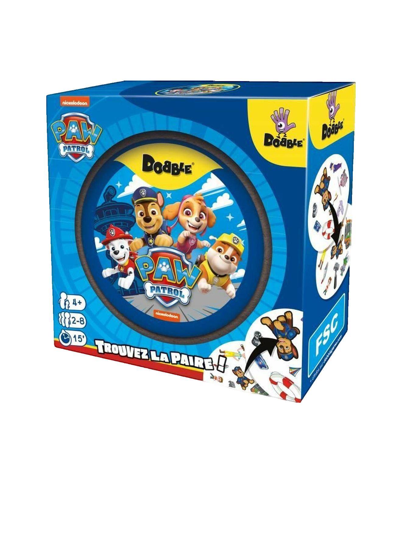 Jeu De Cartes Dobble Pat Patrouille Rapidité Et Observation À Partir De 6 Ans Bleu