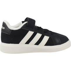 Chaussures-Basket garçon en cuir style rétro velcro