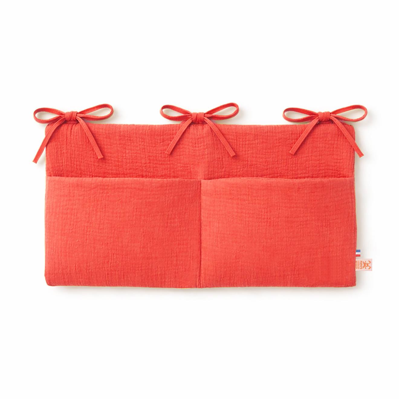 Range Doudou En Coton Bio Vichy Fraise