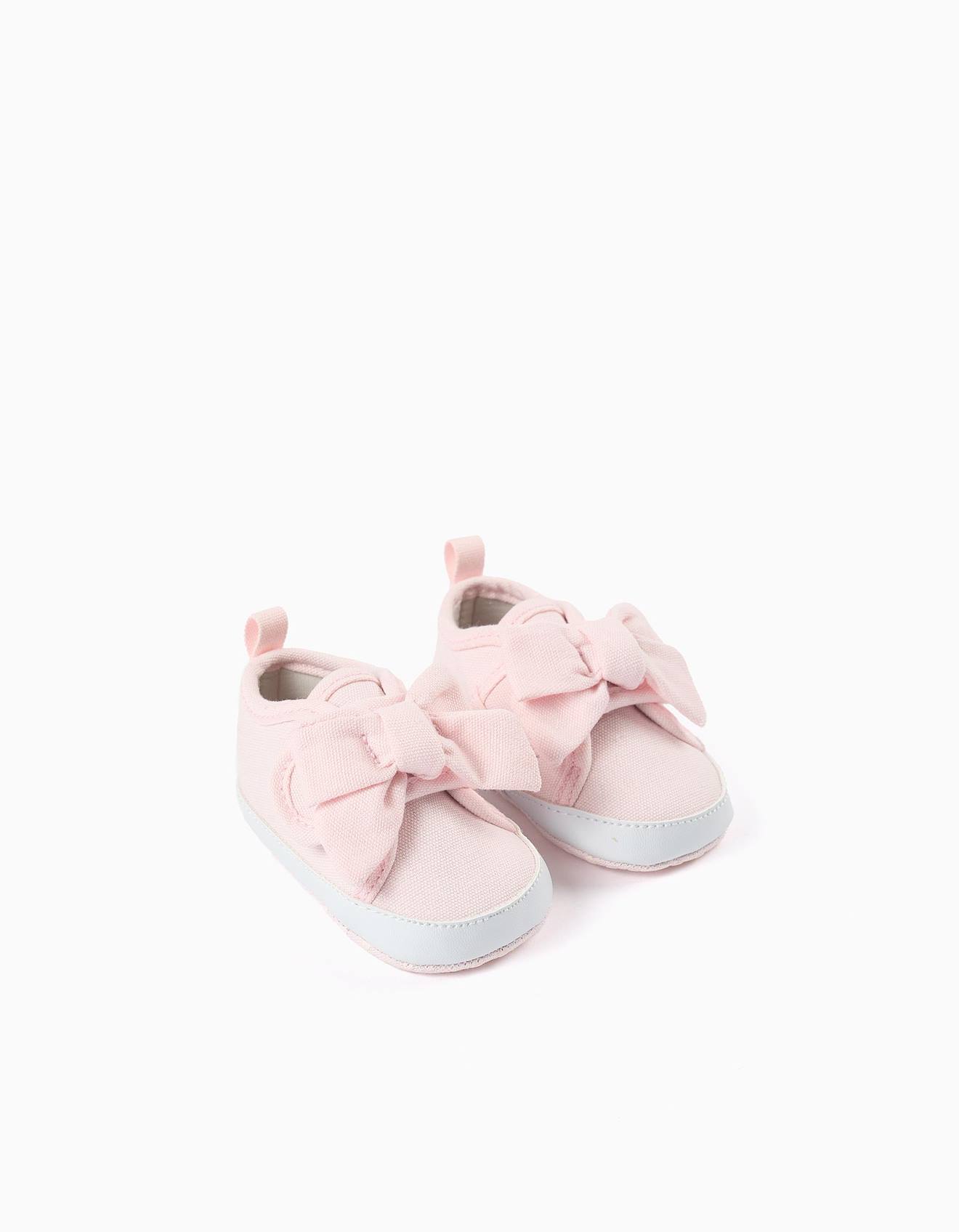 Baskets En Tissu Avec Noeud Rose Clair Baskets En Tissu Avec Noeud Rose Clair