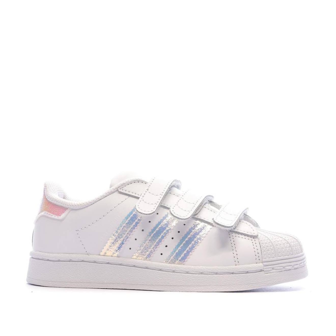 Baskets Fille Superstar Blanc