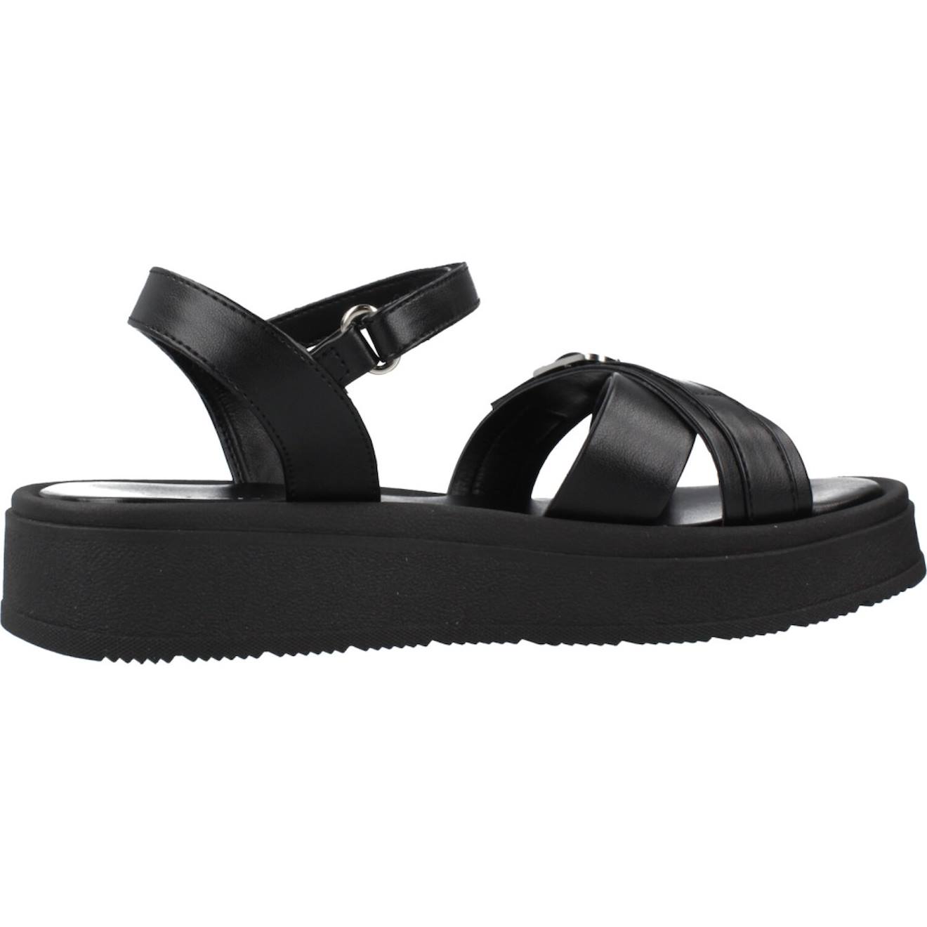 Sandales Fille Été Confortable Noir Black