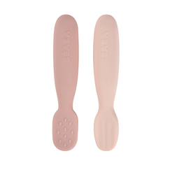 Puériculture-Lot de 2 pré-cuillères silicone 4 mois+