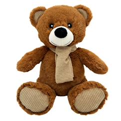 Jouet-Premier âge-Peluche bouillotte ours marron