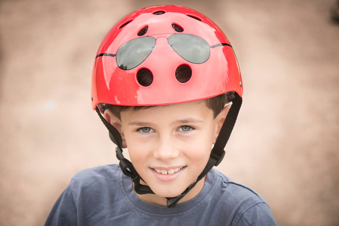 Casque Velo Et Trottinette Enfant Lids Aviators Rouge/noir