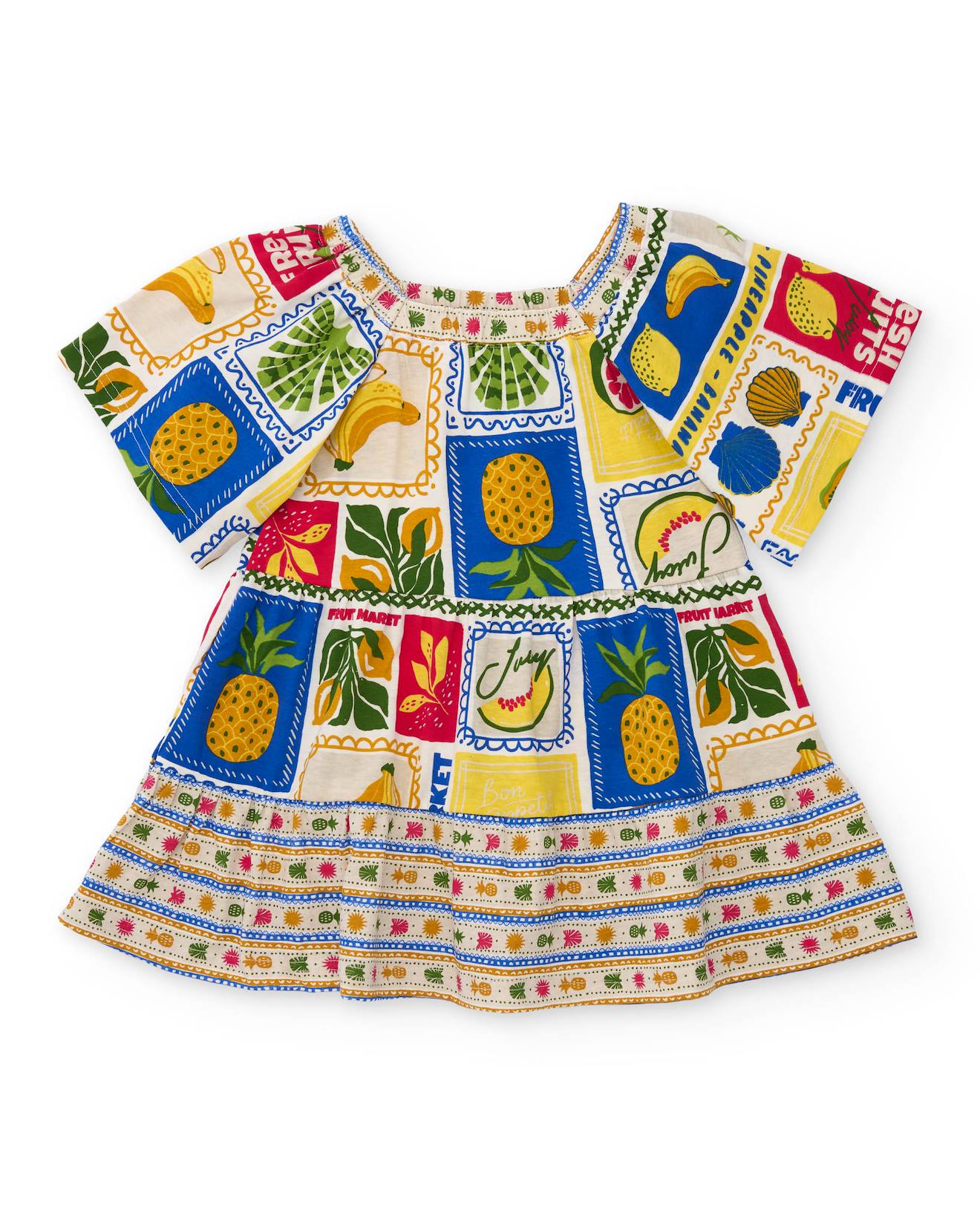 Robe Fille En Maille Avec Encolure lastique Beige 13 €