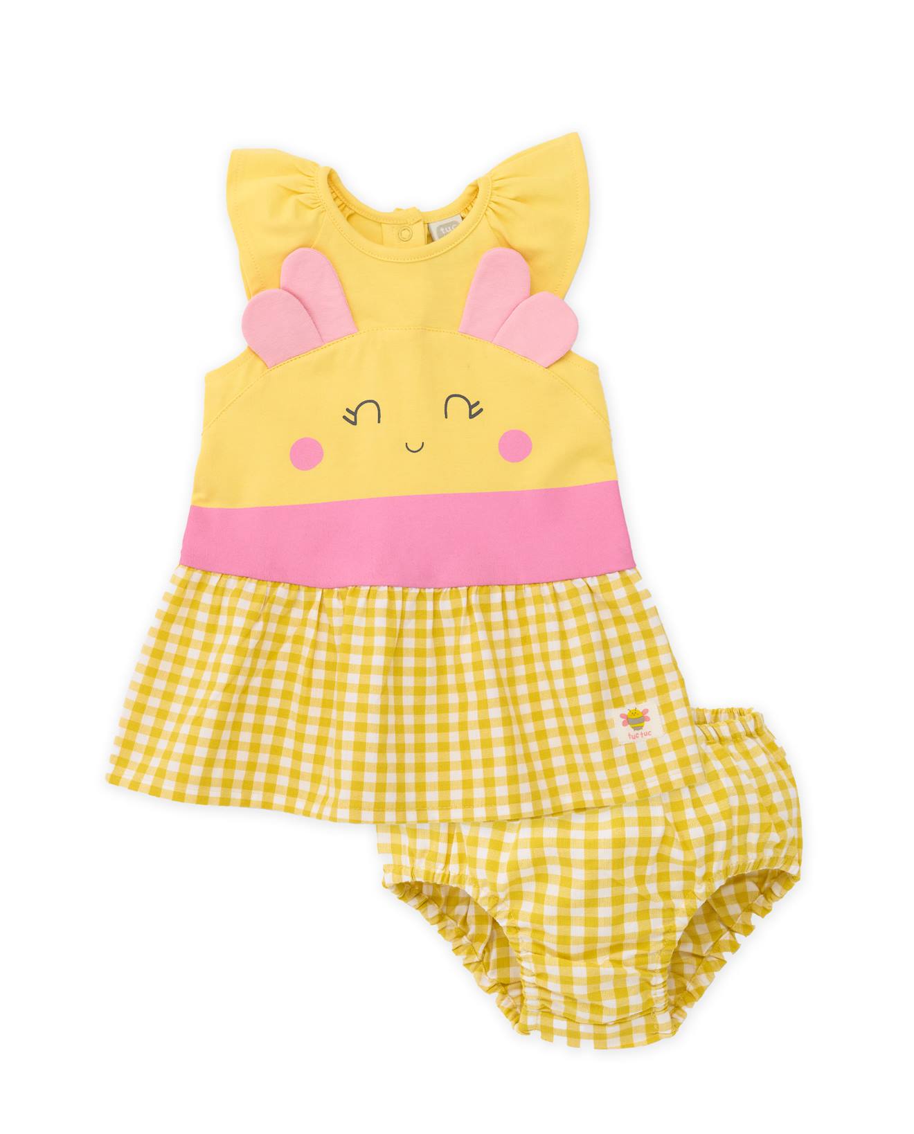 Robe Bb En Tricot Avec Bloomer Jaune 24 €
