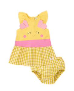 -Robe bébé en tricot avec bloomer