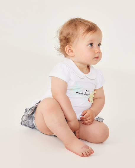 Bébé-Ensemble-Ensemble en tricot pour bébé à rayures