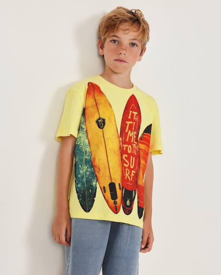 Garçon-T-shirt garçon en maille avec planches de surf
