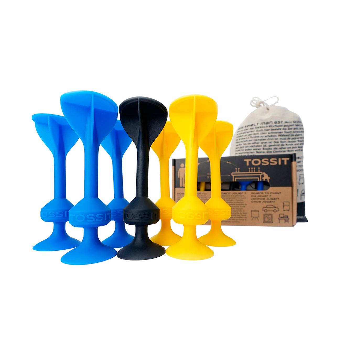 Tossit Game Starter Pack Blue Yellow Bleu/jaune