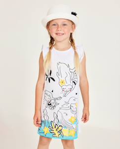 -Robe en maille pour fille avec imprimé sirènes