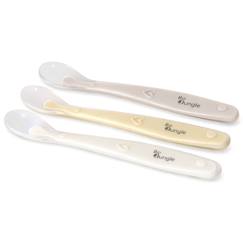Puériculture-Lot de 3 cuillères bébé en silicone