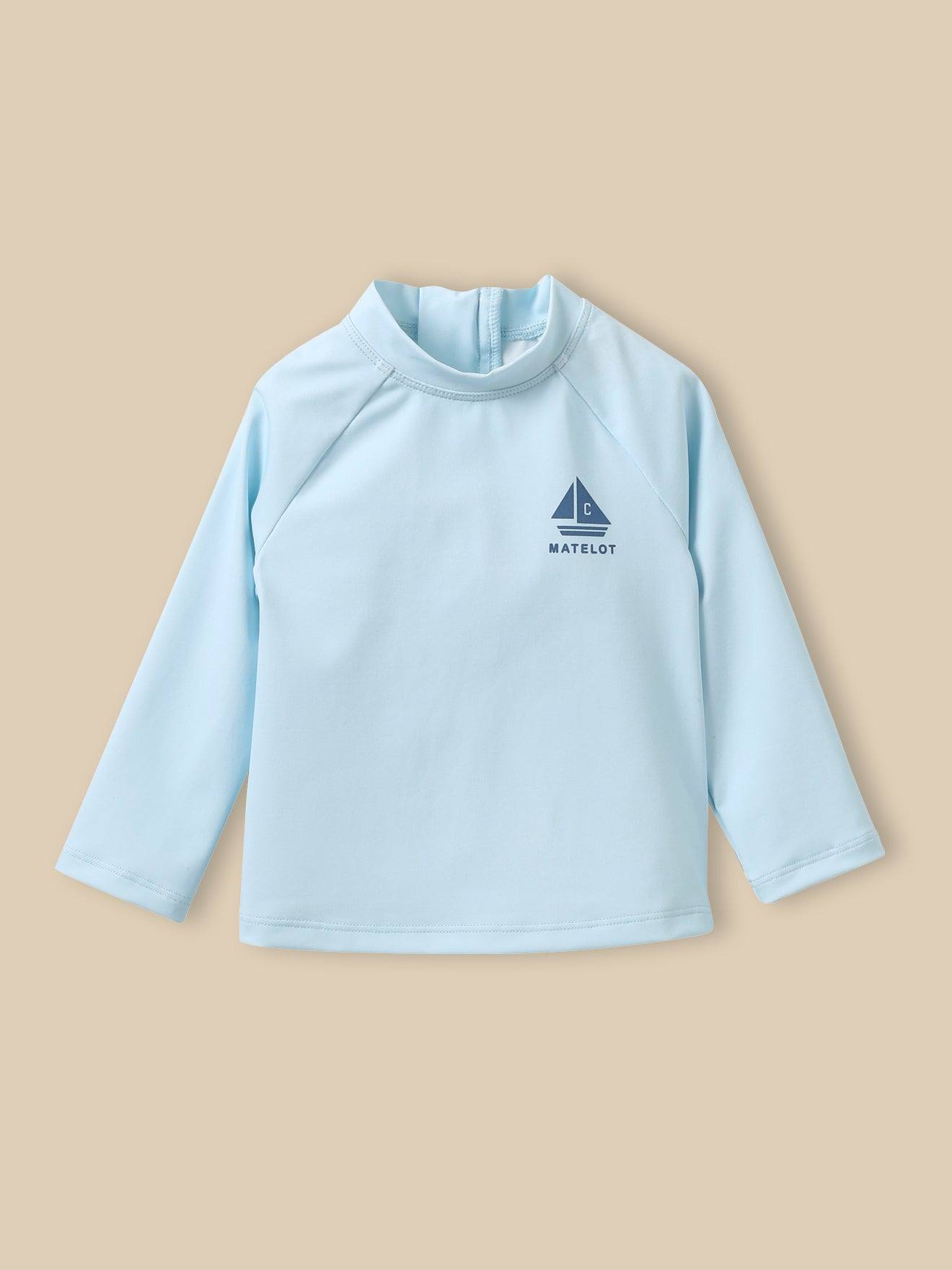 T-shirt Anti-uv Bébé Bleu Pastel