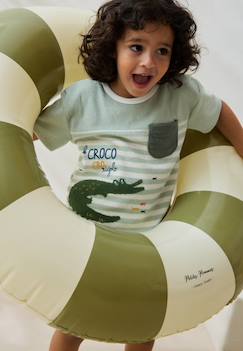 T-shirt en éponge crocro rigolo  - vertbaudet enfant