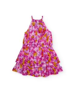 Robe fille en tissu tissé avec motif tie-dye  - vertbaudet enfant